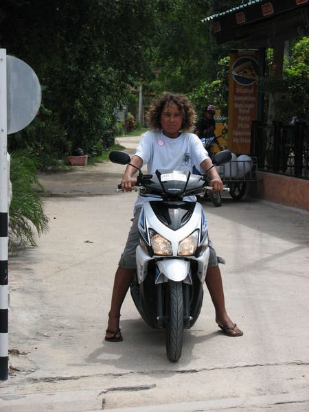 yes, 10 yr old hired a motorbike!