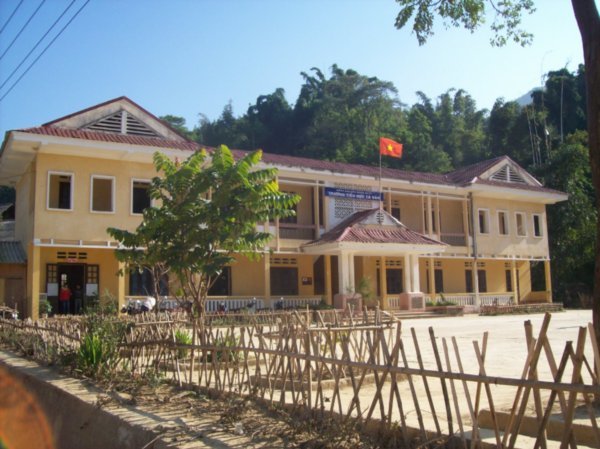 zo ziet een school in Vietnam eruit