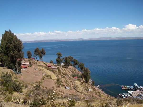 View across the lake from Taquile