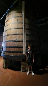 4000 bottles of port in this oak barrel!