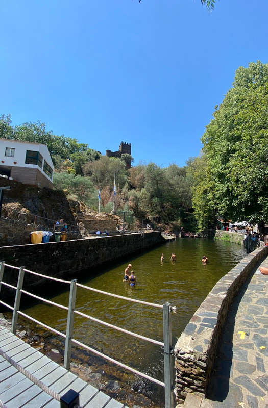 Little paradise we found: fluvial beach in this hot weather