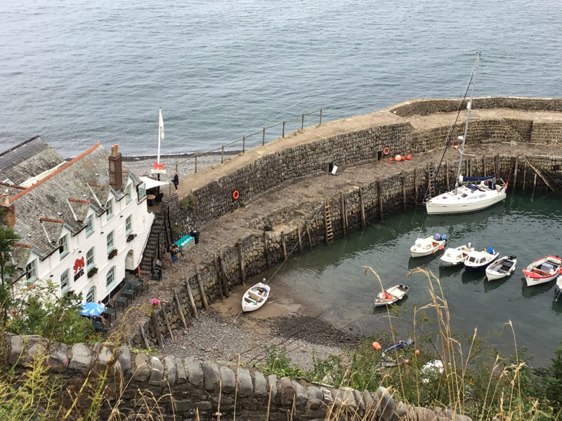 The small harbour at Clovelly.