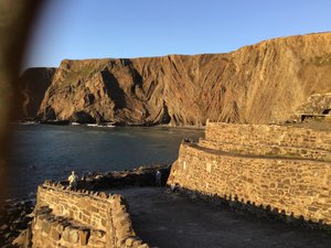 Hartland Quay (and shadow from cover).