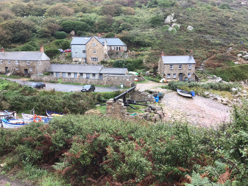 Penberth Cove, Porthcurno to Penzance. Tiny fishing hamlet.