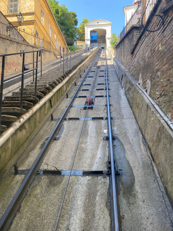 On the World’s shortest funicular railway.