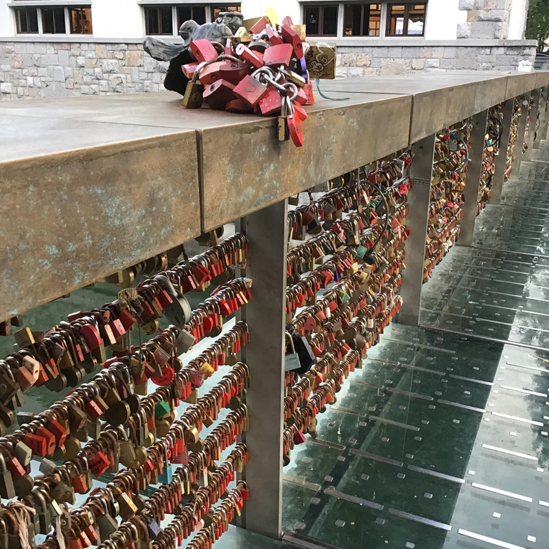 What city doesn’t have a bridge of locks?