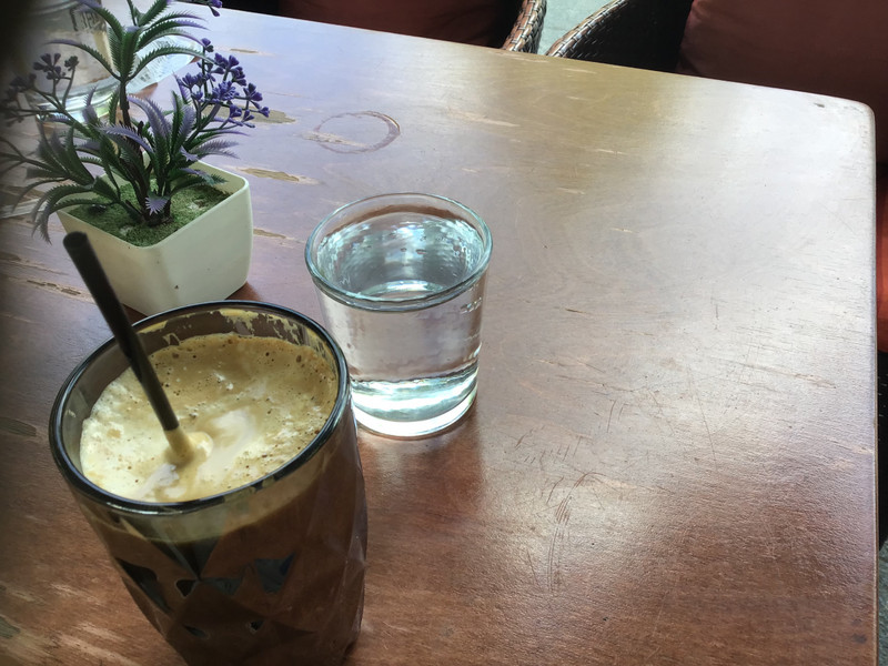 Iced coffee (in which universe?). I’ve discovered you can not make iced coffee without milk. The Greeks have not.