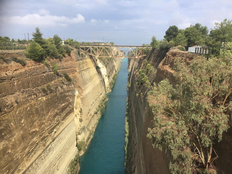 Corinth Canal. (Opposite direction)