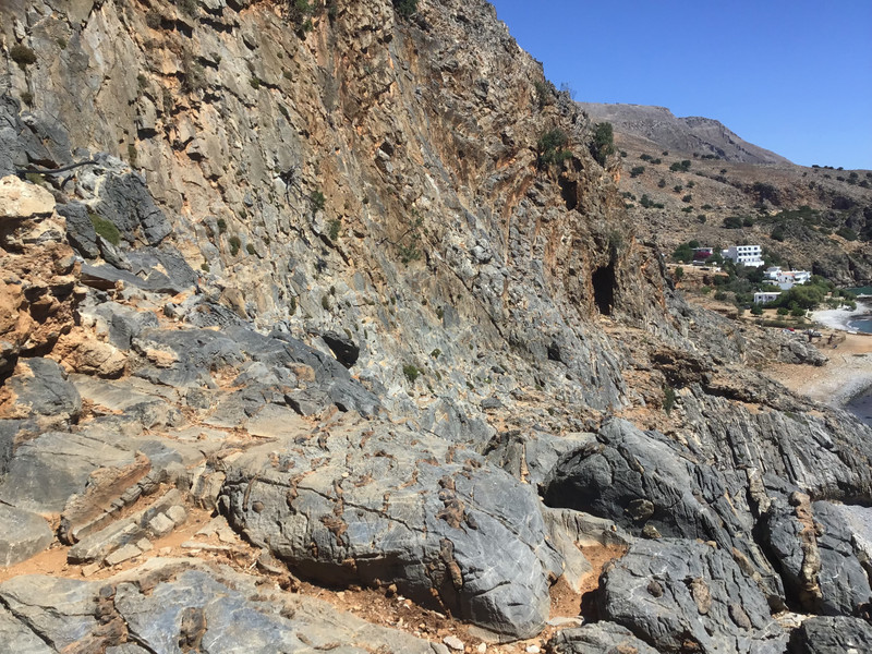 More cliff trail to Loutro. 
