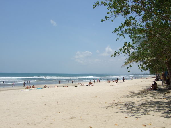 Kuta beach by day