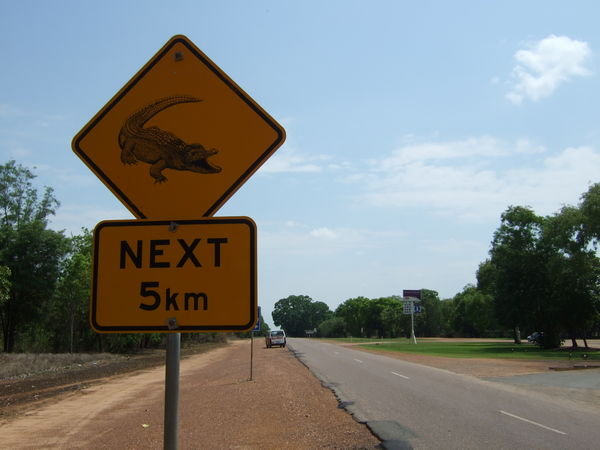 Croc warnings in Kakadu National Park