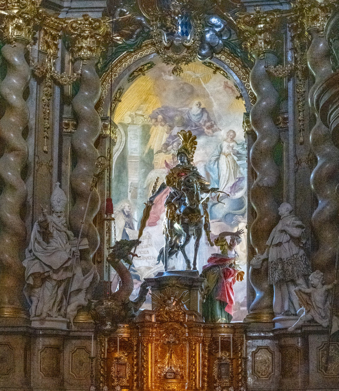 Alter, St. George's Chapel, Weltenburg Abbey, Germany.