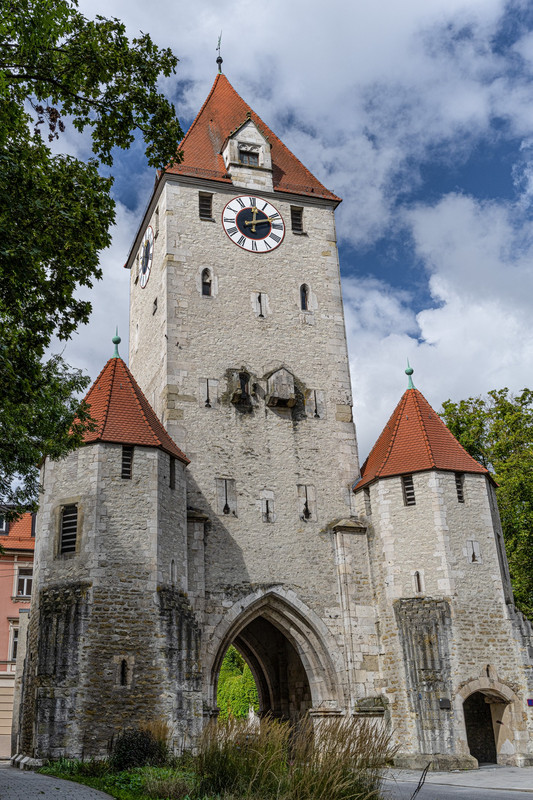Clock Tower, Regensburg, Germany.