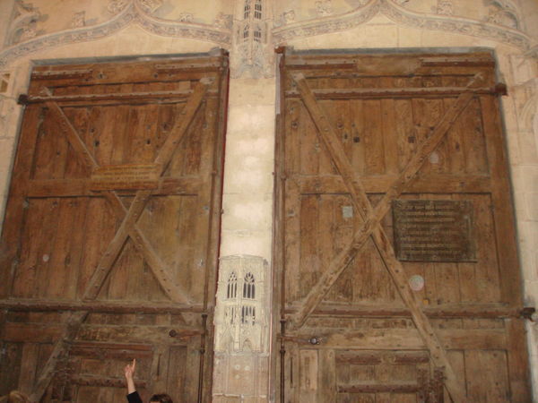 1400's orignal doors to the Cathedral