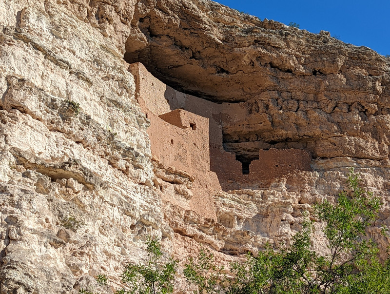 The most interesting thing here was the comparison between the cliff dwelling, which was in really good shape, 