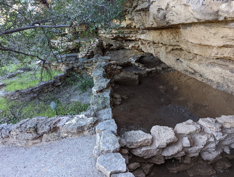 And checked out two cliff dwellings, one on either side of the walls of the sinkhole.