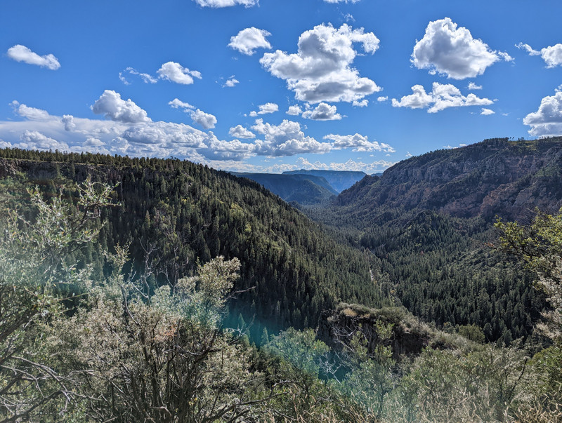 We stopped at Oak Creek Canyon overlook for lunch on our way to Walnut Canyon.