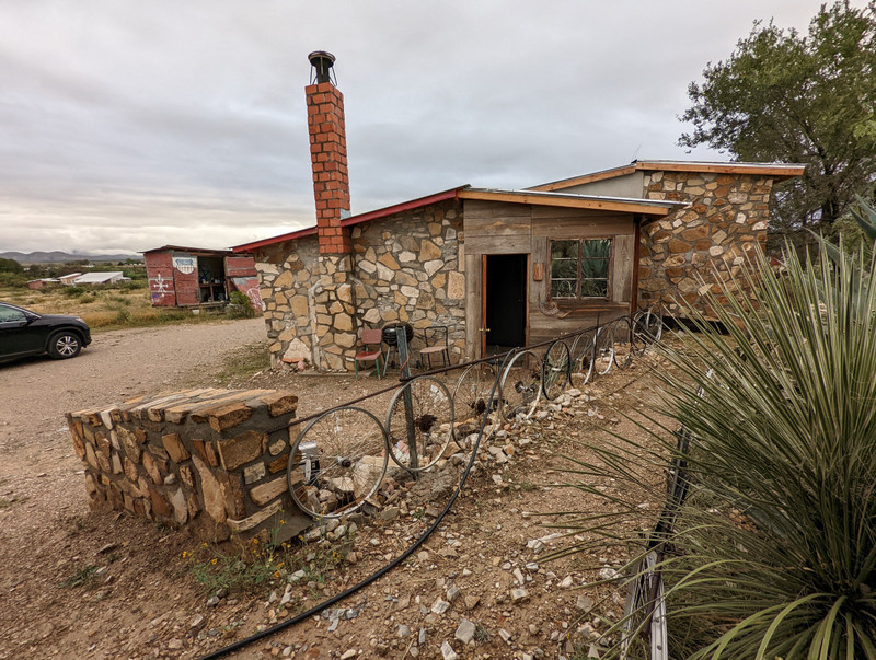 When we left Big Bend we spent the night in a quaint stone cottage