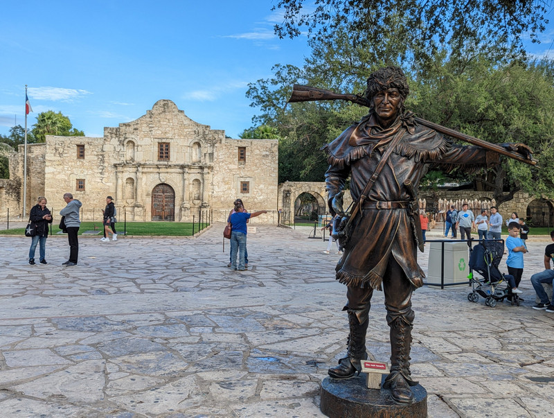 Our first stop upon arriving in San Antonio was the Alamo.