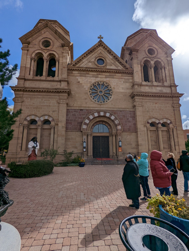 Our next stop was the Cathedral Basilica of St. Francis of Assisi.