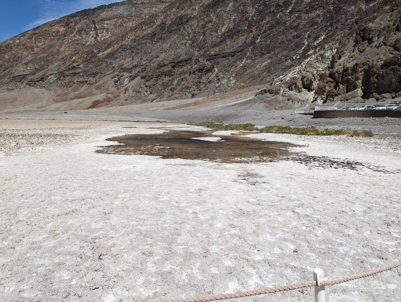 And from there to Badwater, where the water is actually bad, as in undrinkalble.
