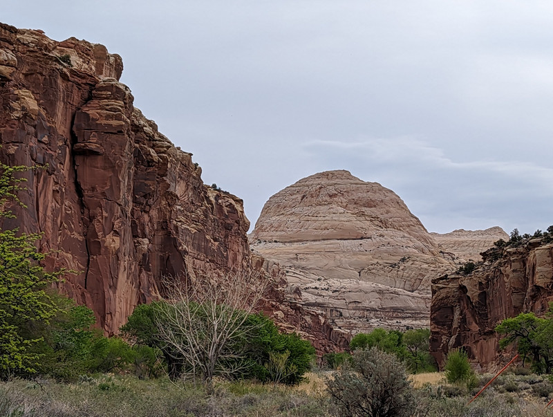 and they called it the Capitol Reef because this dome reminded them of the US capitol building.