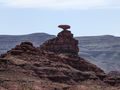 This is Mexican Hat rock, which is a landmark around here.