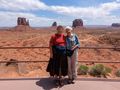 Here we are with the iconic Monument Valley buttes.