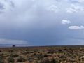 We saw lots of storms in the distance, but never got rained on.