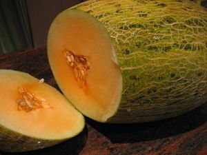 At last, the hami melon