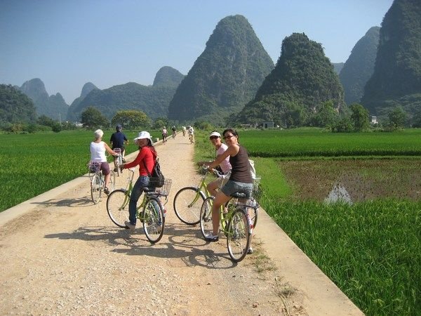 Bicyle ride in Yangshuo