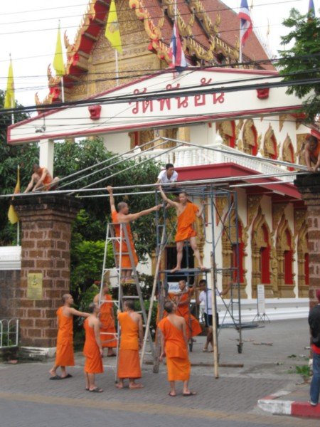 Monks and Construction?