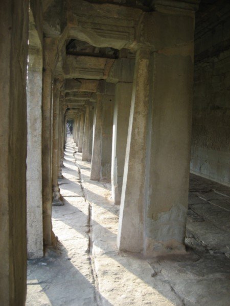 Angkor columns