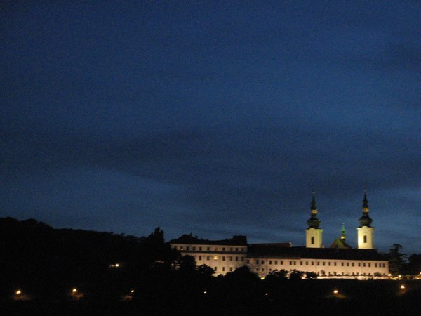 Strahov Monastery at Night