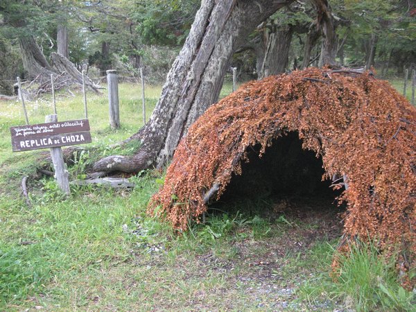 Reconstruction of a Yamana Hut