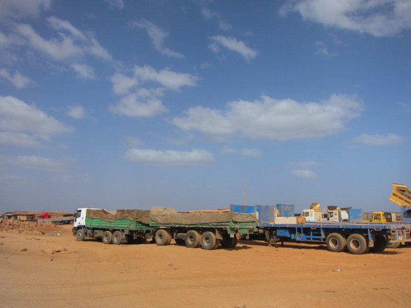 Ethiopian Trucks Plying the Highway