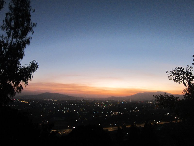Sunset over Addis