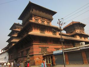 Entering Basantapur Square