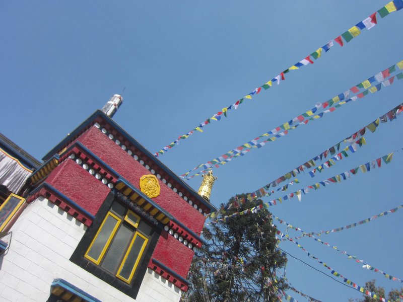 Arriving at Swayambhunath