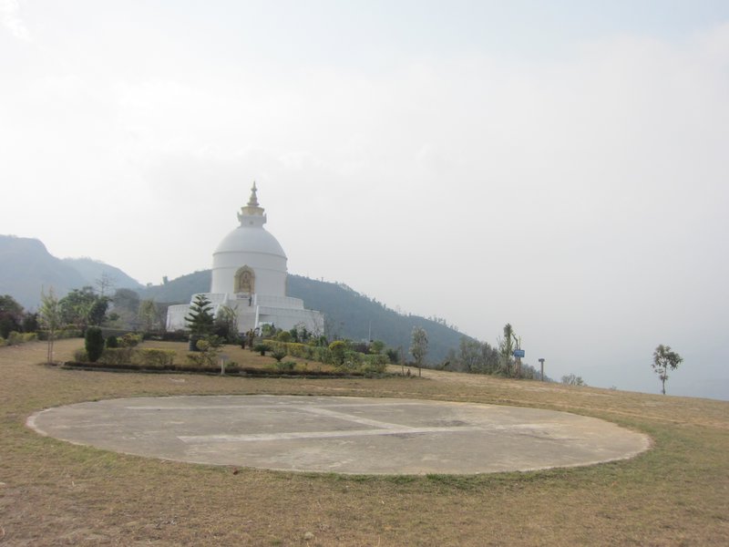Stupa with Helipad