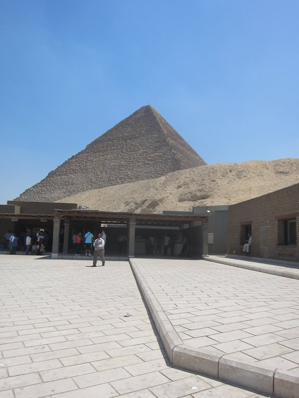 Entering Giza