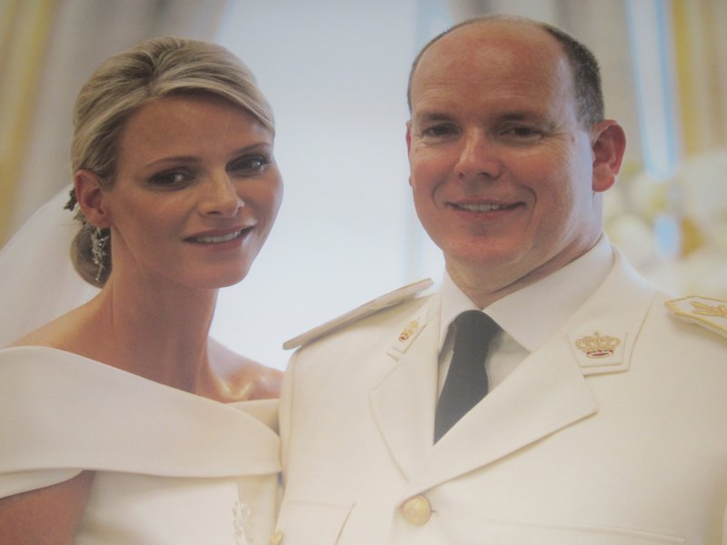 Prince Albert II and Charlene on their special day!