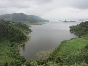 Lake Mutanda from Above