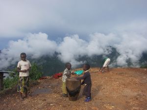 A wonderful welcome to Nkuringo