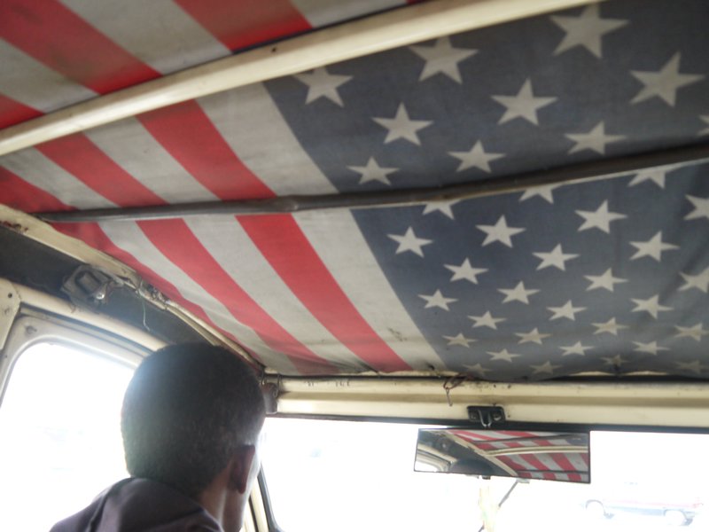 Patriotic Taxi Driver