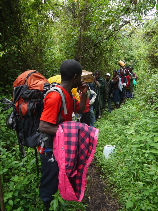 Congolese Students on the Trek