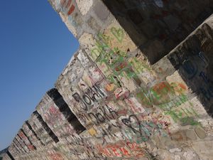 Graffiti on Medieval Wall