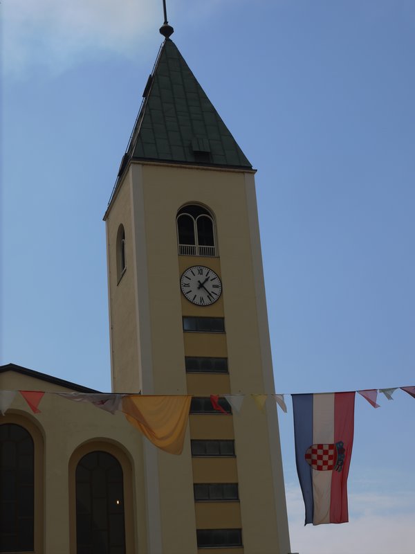 Croatian Flag at Church
