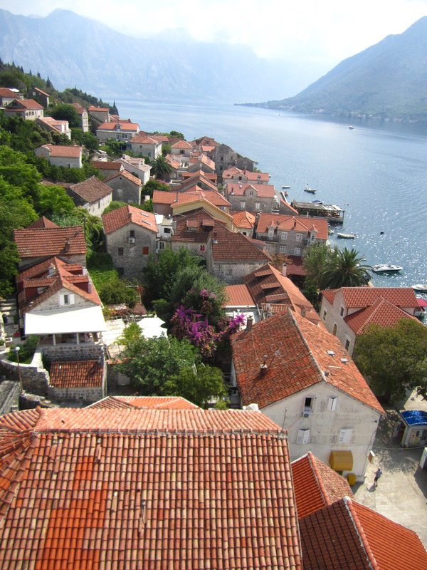 Perast from Tower