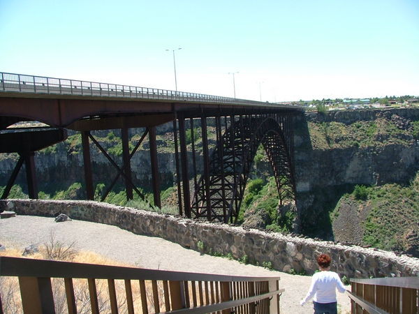 The Snake River Bridge at Twin Falls